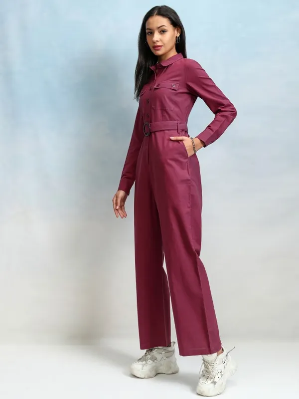 Tokyo Talkies Women Solid Jumpsuit