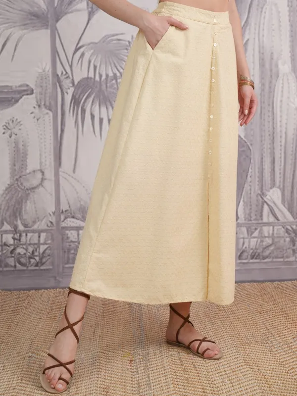 A-Line Midi Skirt