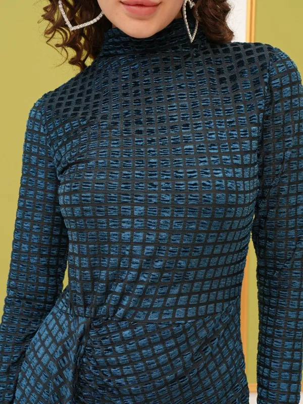 Self Design Sheath Dress