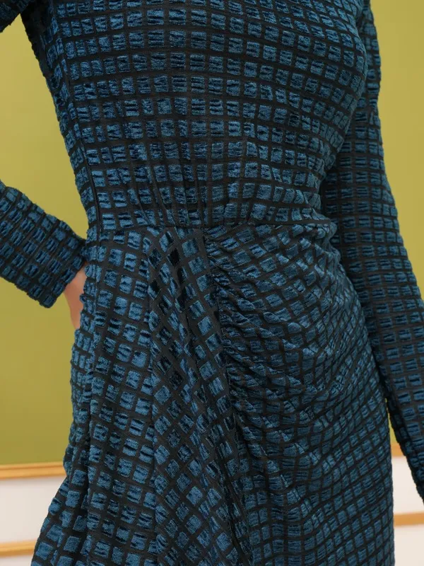Self Design Sheath Dress