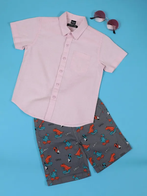 Boys Regular Fit Casual Shirt
