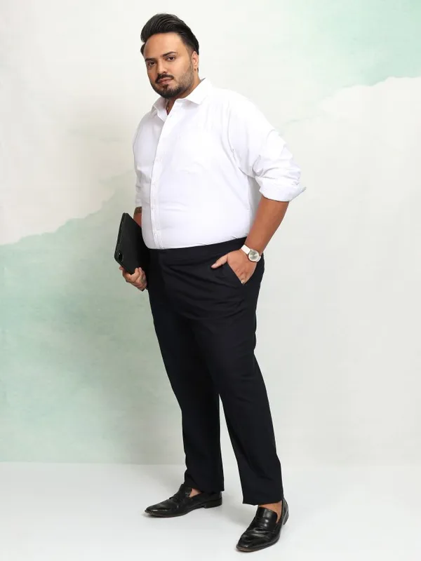 Xtra Ordinary By Highlander Men White Solid Regular Fit Casual Shirt