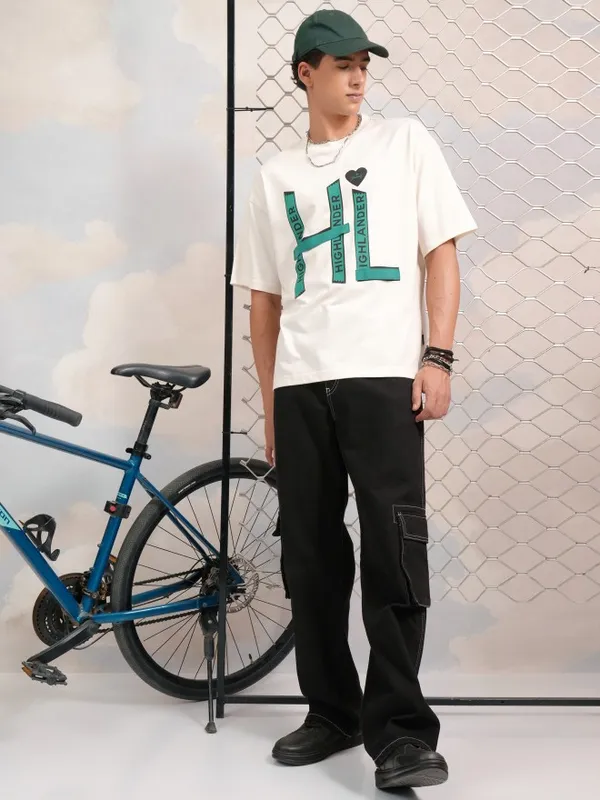 Men Printed Round Neck T-Shirt