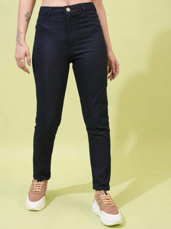 Tokyo Talkies Women Blue Skinny Fit Jeans