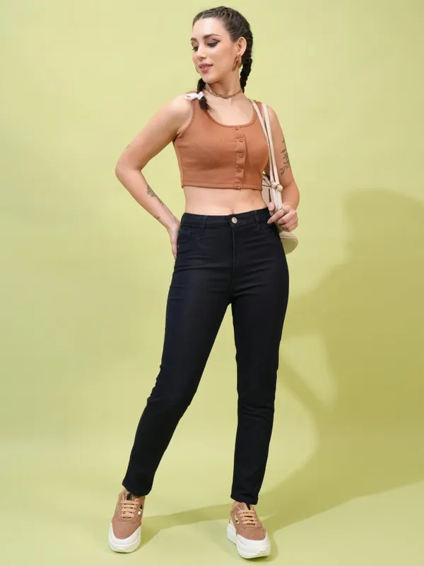 Tokyo Talkies Women Blue Skinny Fit Jeans