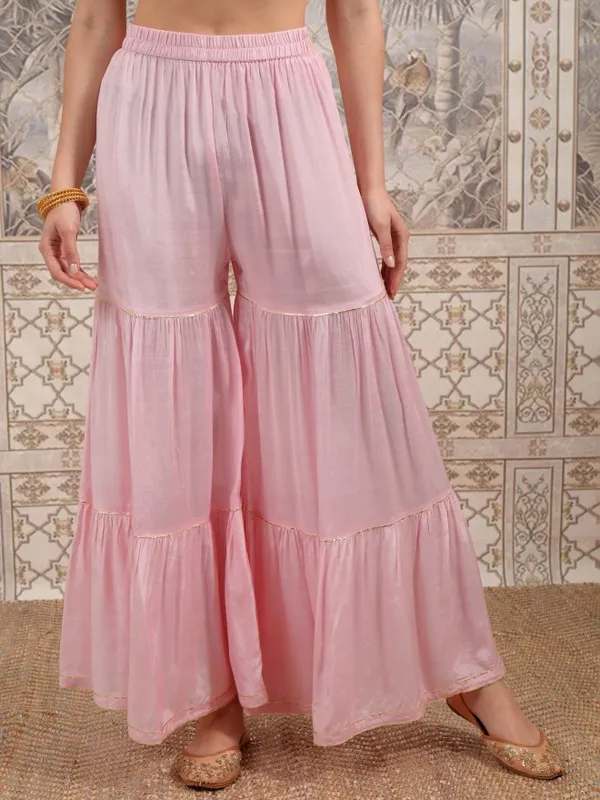 Women Kurta With Sharara & Dupatta