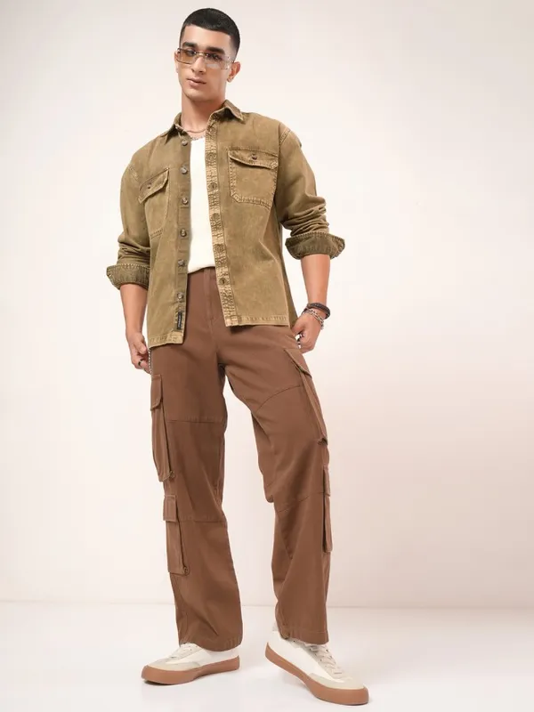 Men Oversized Fit Casual Shirts