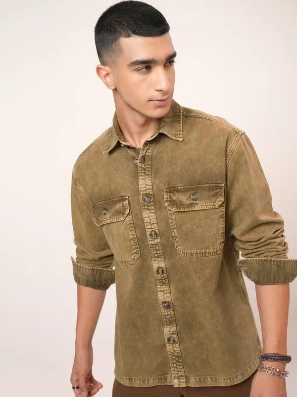 Men Oversized Fit Casual Shirts