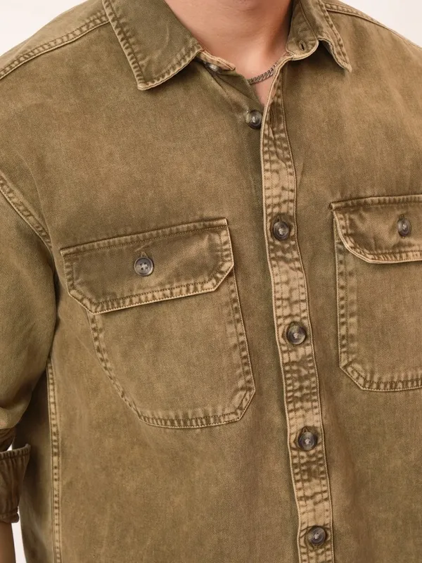 Men Oversized Fit Casual Shirts