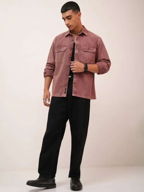 Men Oversized Fit Casual Shirt
