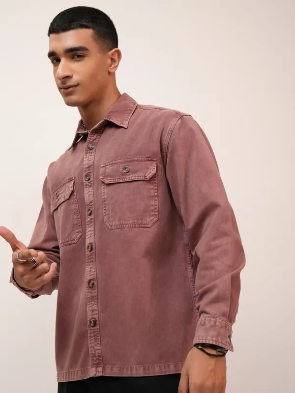 Men Oversized Fit Casual Shirt