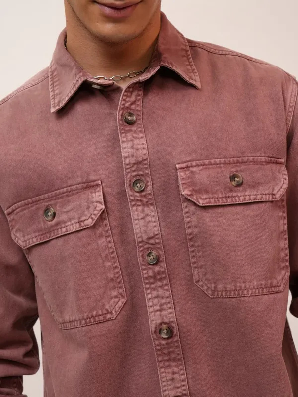 Men Oversized Fit Casual Shirt