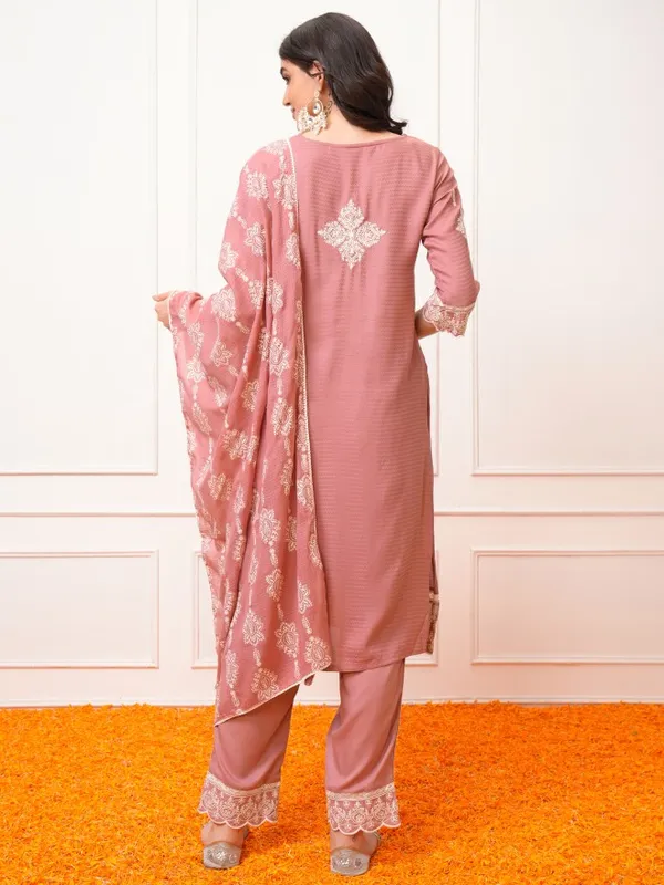 Women Kurta With Trousers & Dupatta
