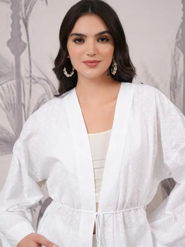 Women Self Design Shrug