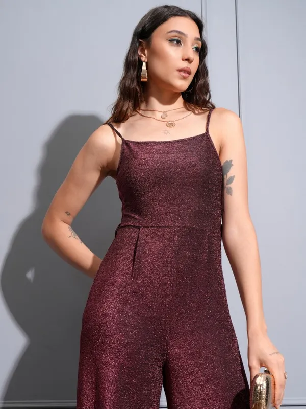 Solid Regular Fit Jumpsuit