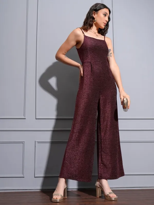 Solid Regular Fit Jumpsuit