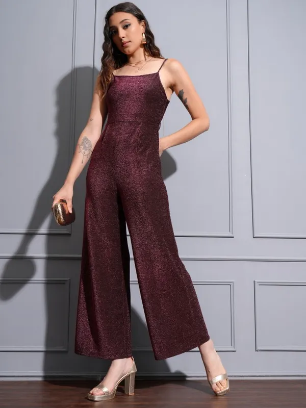 Solid Regular Fit Jumpsuit