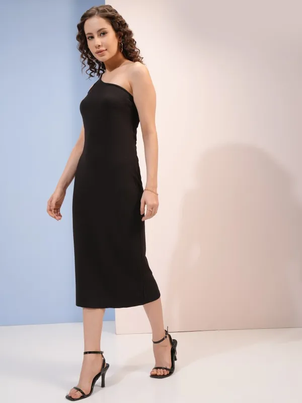 Solid Bodycon Dress