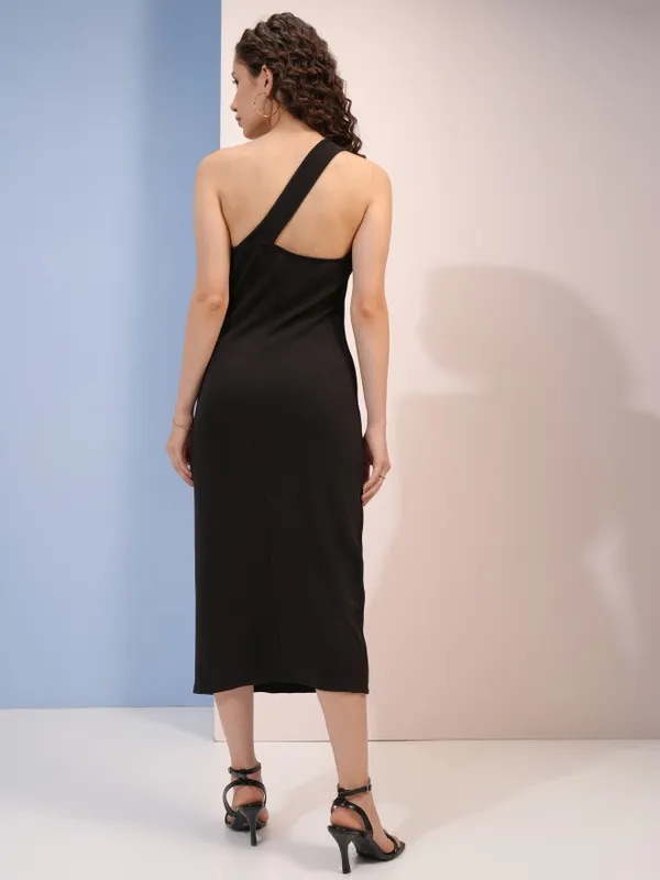 Solid Bodycon Dress