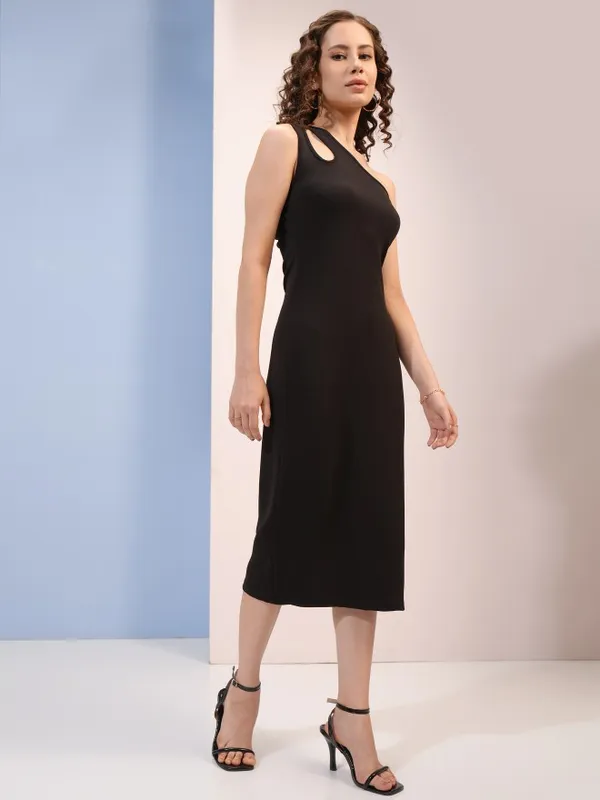 Solid Bodycon Dress