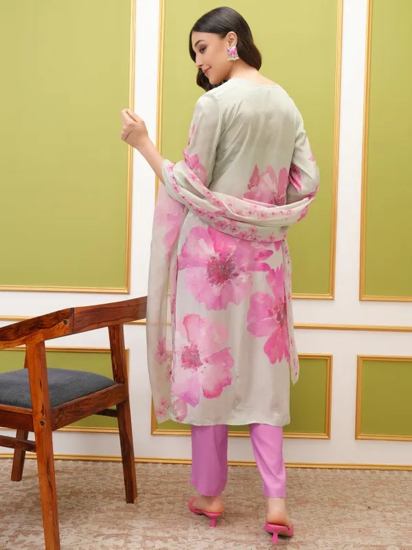 Vishudh Women Blue Printed Kurta Sets