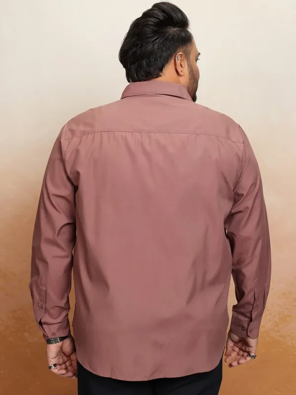 Xtra Ordinary By Highlander Men Rose Solid Regular Fit Casual Shirt