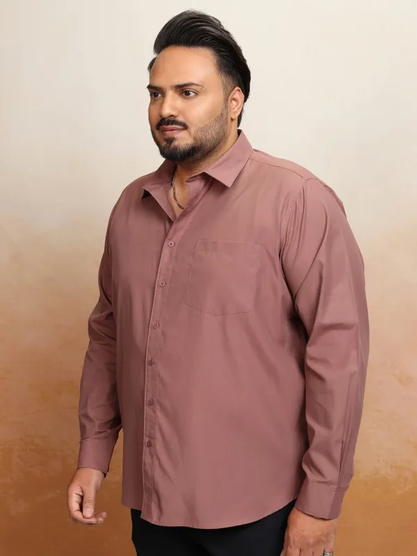 Xtra Ordinary By Highlander Men Rose Solid Regular Fit Casual Shirt