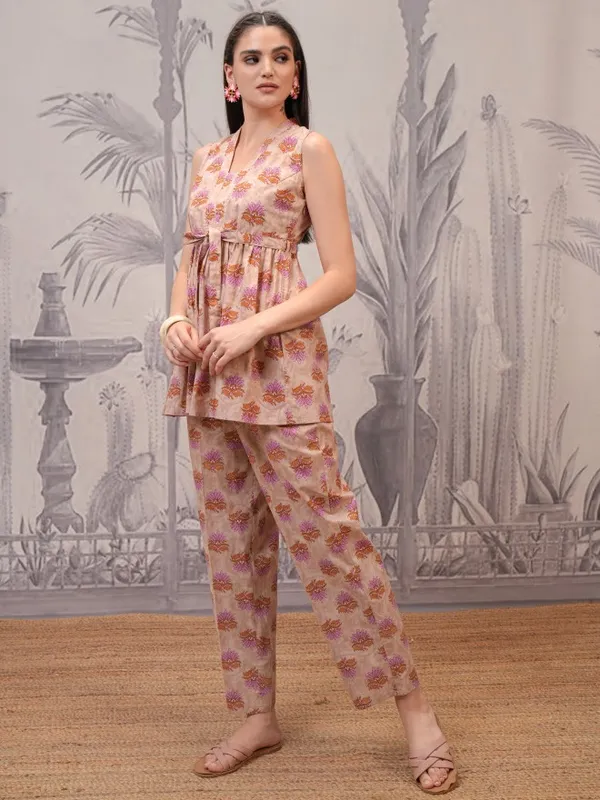 Women Tunic With Trousers Co-Ords