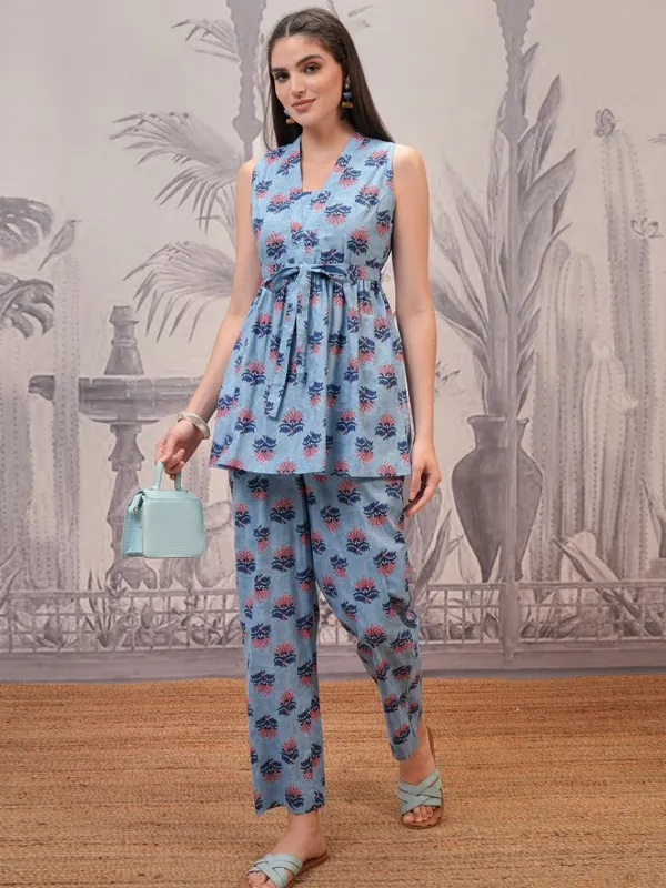 Women Tunic With Trousers Co-Ords