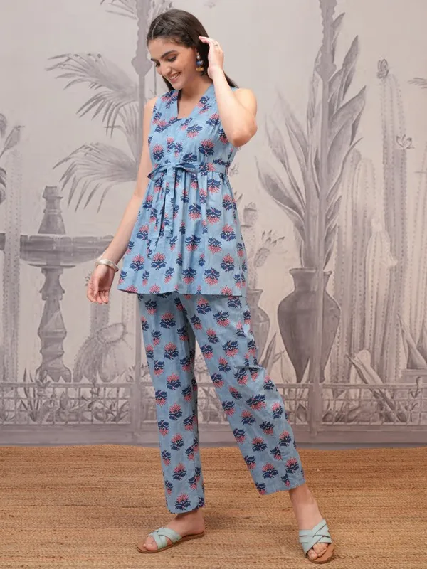 Women Tunic With Trousers Co-Ords
