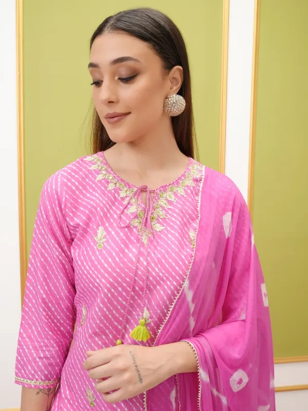 Women Kurta With Trouser And Dupatta