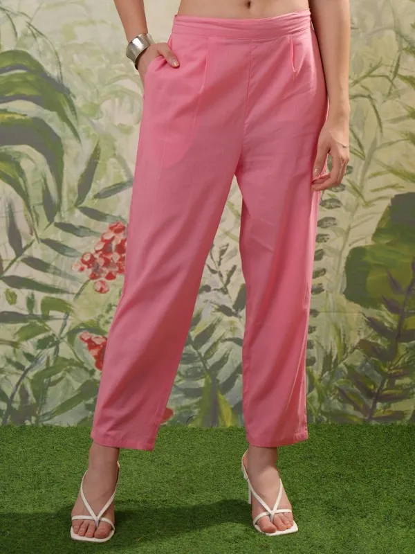 Women Kurta With Trousers & Dupatta