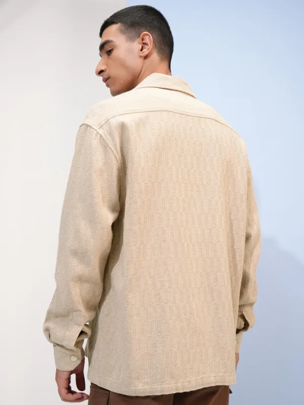 Men Oversized Fit Overshirt