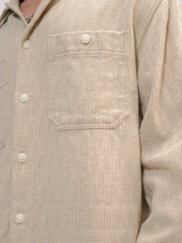 Men Oversized Fit Overshirt