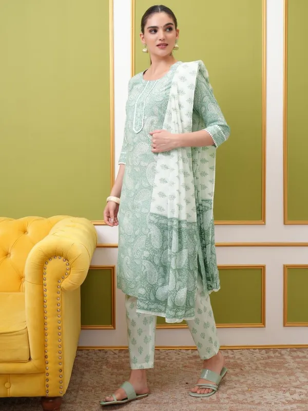  Vishudh Women White Printed Kurta Sets
