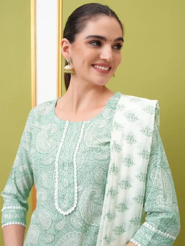  Vishudh Women White Printed Kurta Sets