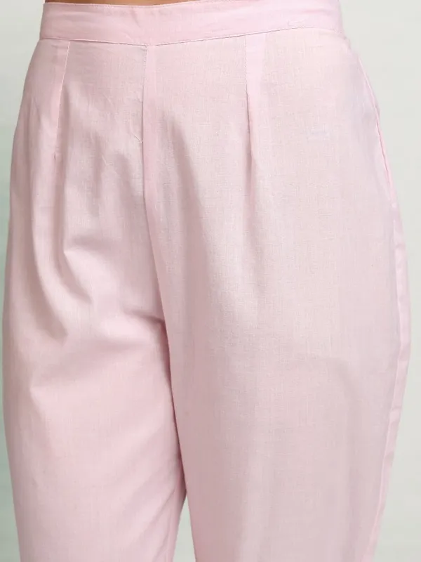 Women Kurta With Trousers & Dupatta