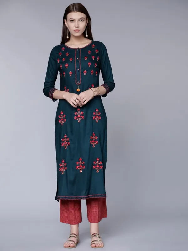 Printed Straight Kurta