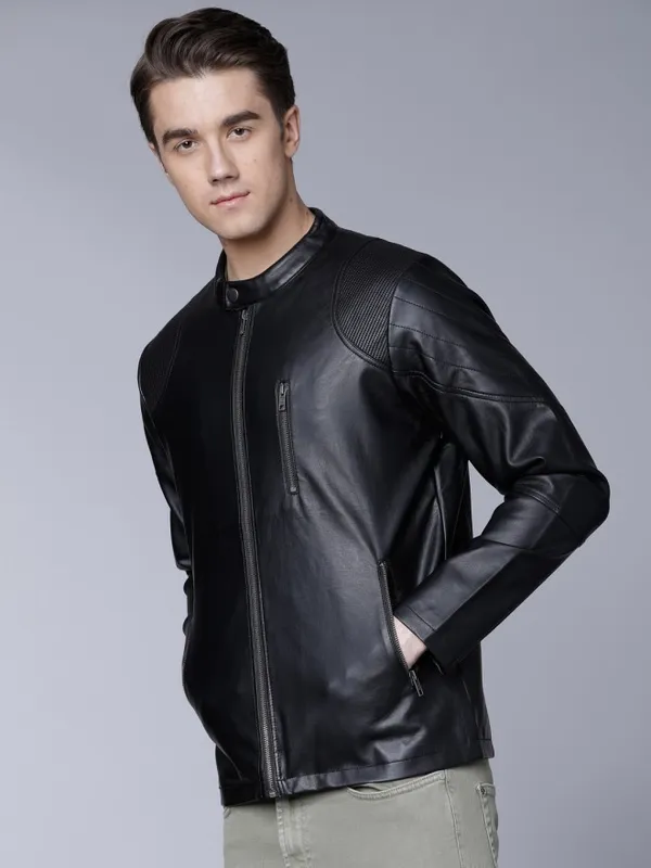Black Biker Jacket