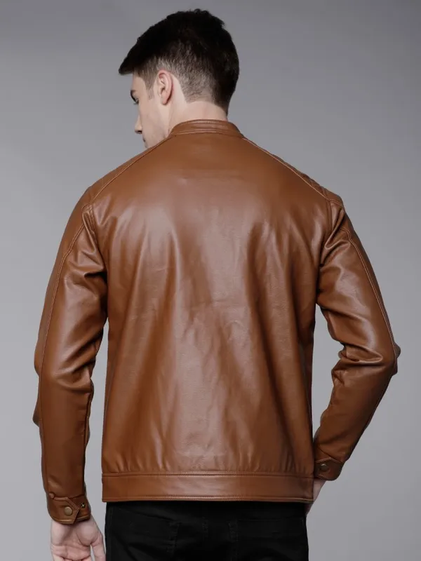 Brown Biker Jacket