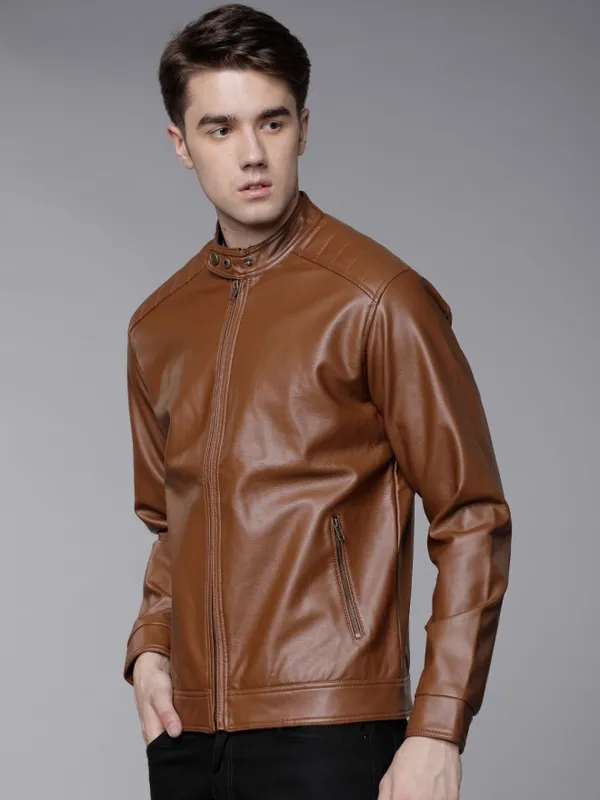 Brown Biker Jacket