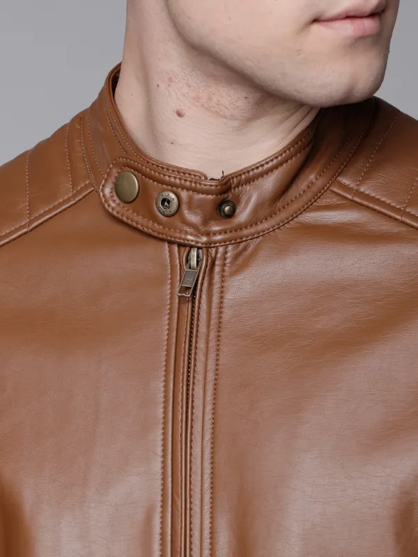 Brown Biker Jacket