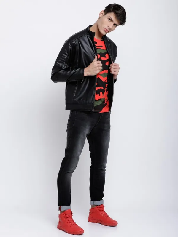Black Biker Jacket