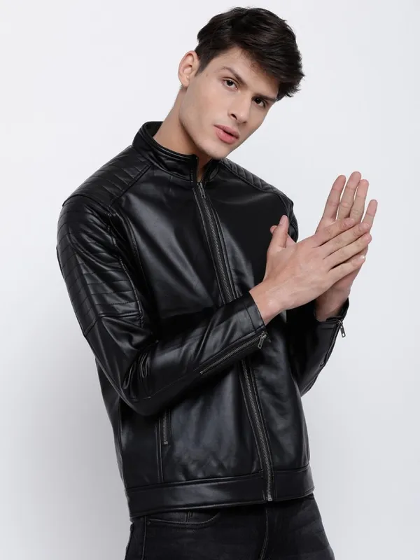 Black Biker Jacket
