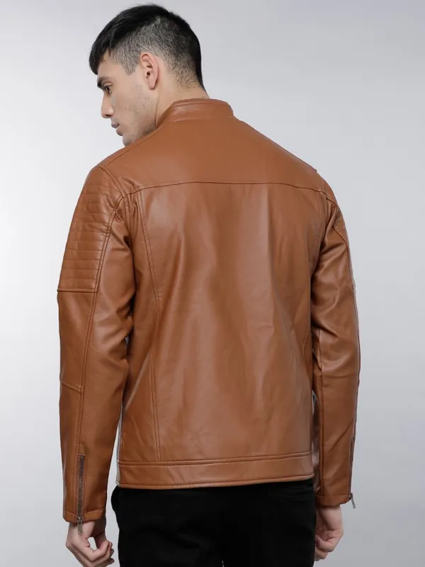Tan Biker Jacket