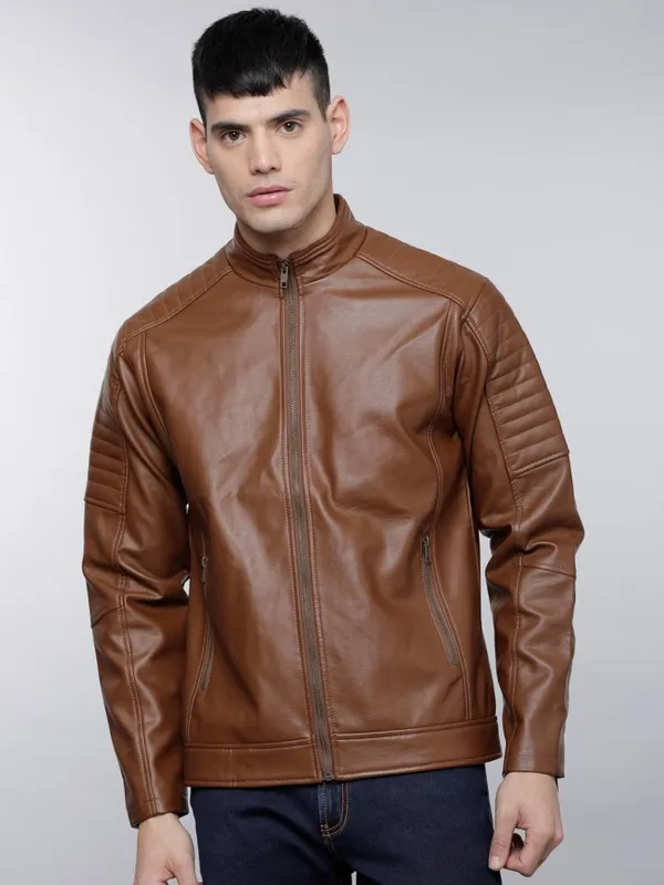 Brown Biker Jacket