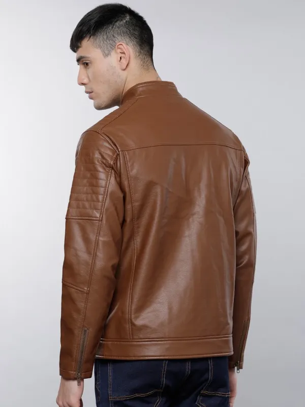 Brown Biker Jacket