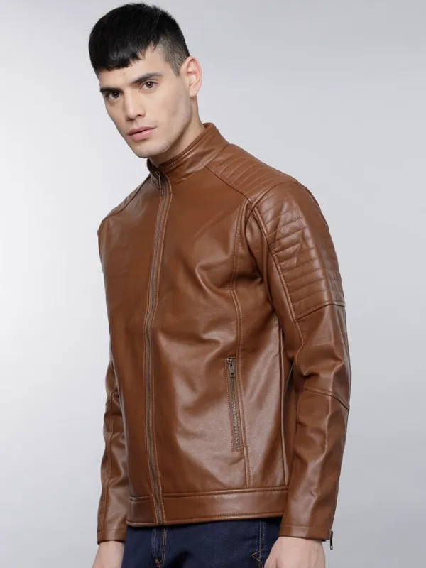 Brown Biker Jacket