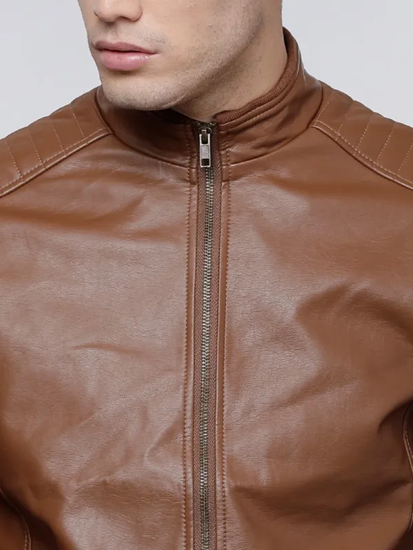 Brown Biker Jacket