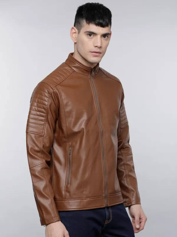 Brown Biker Jacket